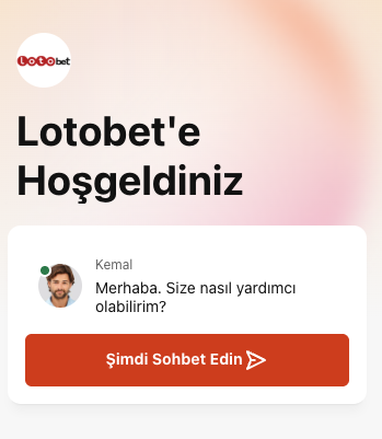 Lotobet Canlı Destek Hattı